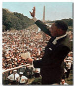 Dr. Martin Luther King, Jr. at the 1963 March on Washington